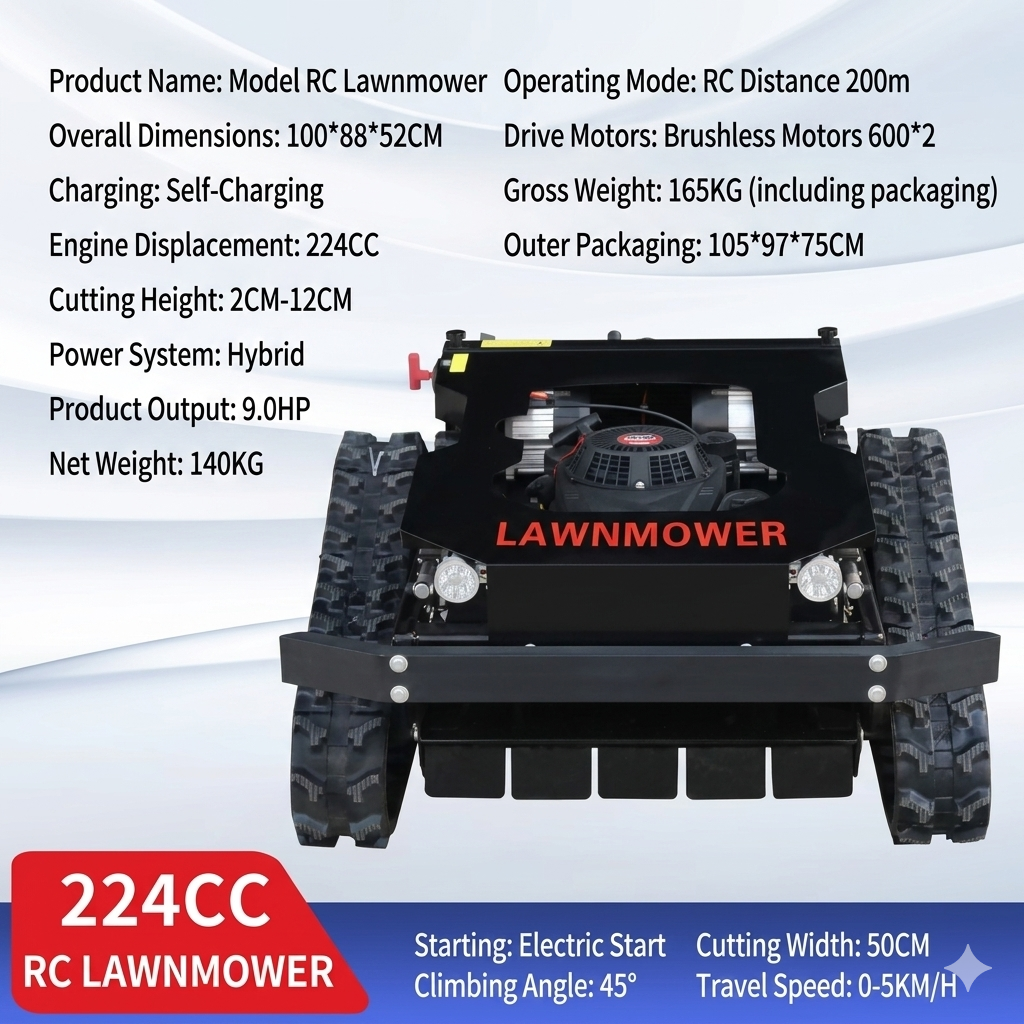 224CC(v1) RC Lawnmower