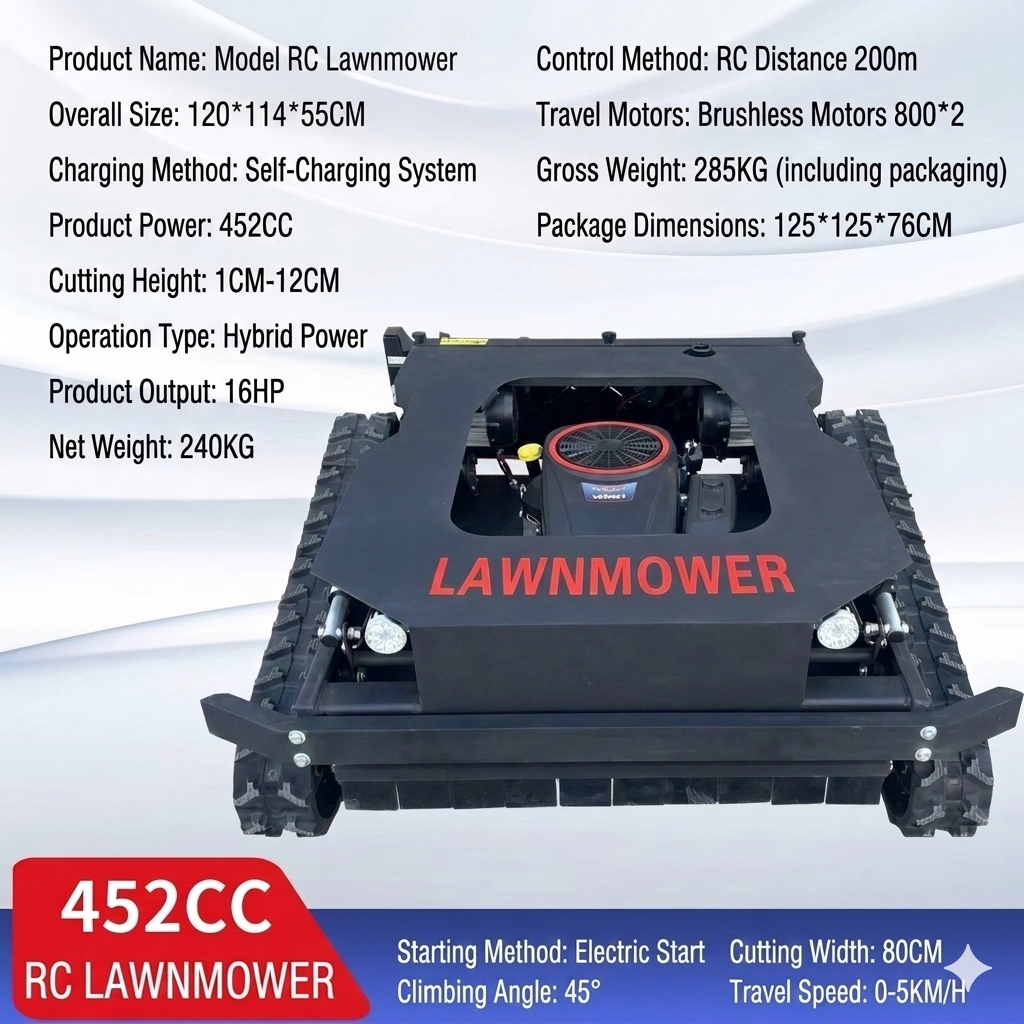 452CC RC Lawnmower