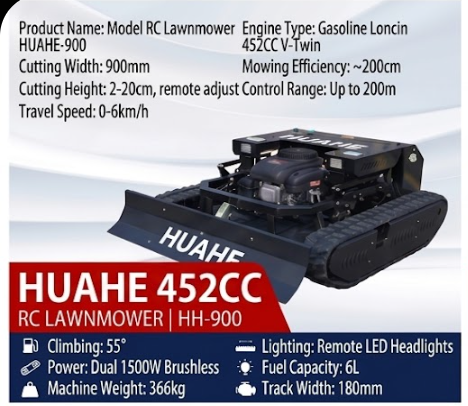 HH-900 452CC RC Lawnmower